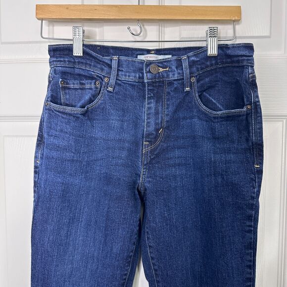 Levi's 515 Women's Bootcut Jeans Size 8 Dark Wash Denim Classic Fit - Picture 5 of 5